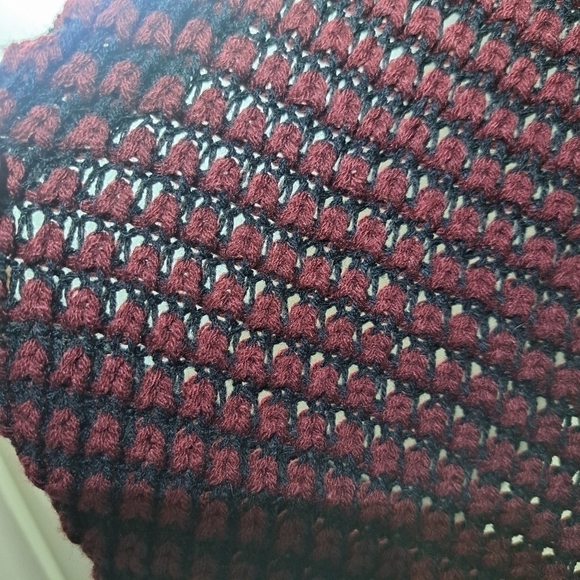 Rampage Red And Black Knit Infinity Scarf - Picture 11 of 11